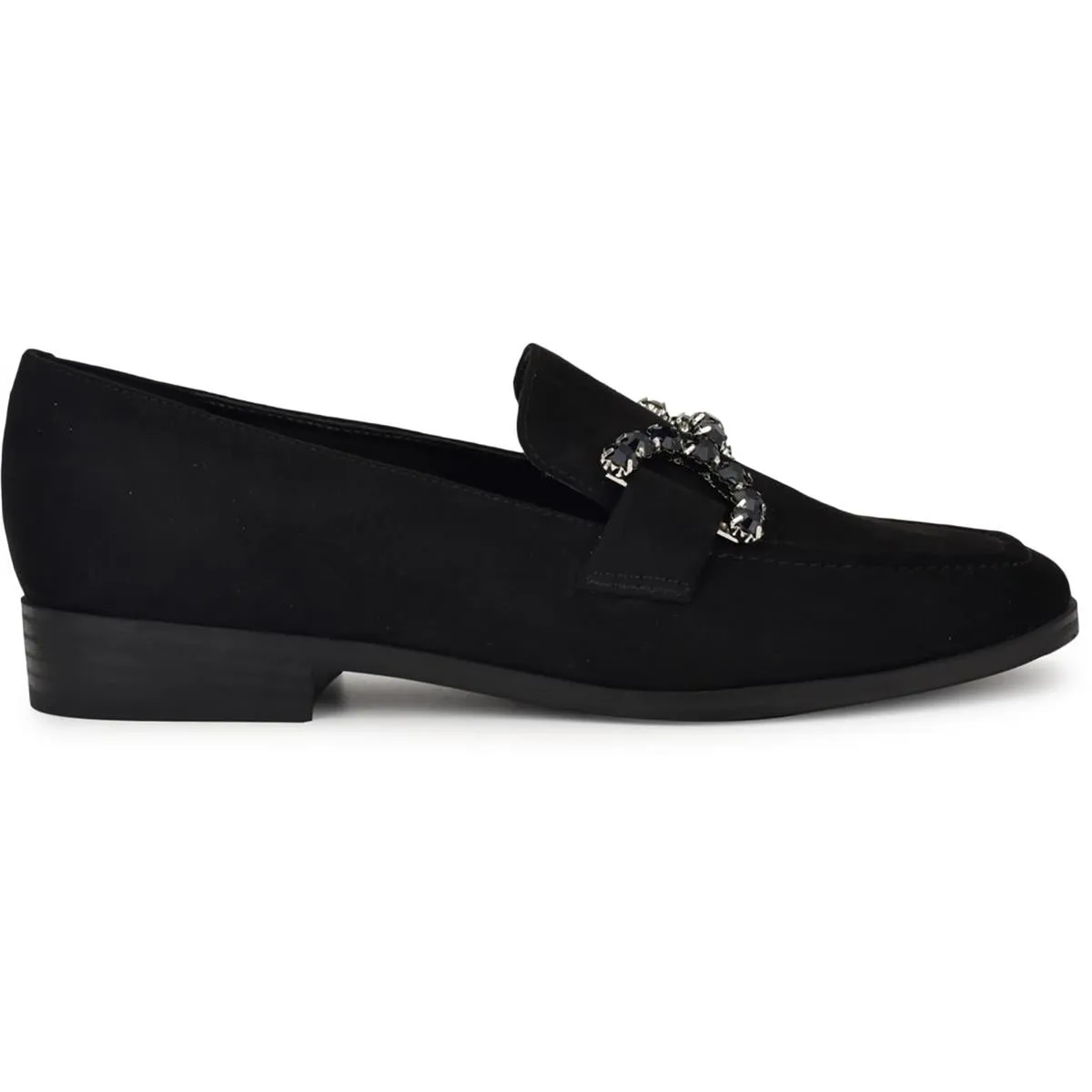 WNL1LPA2 Womens Embellished Manmade Loafers