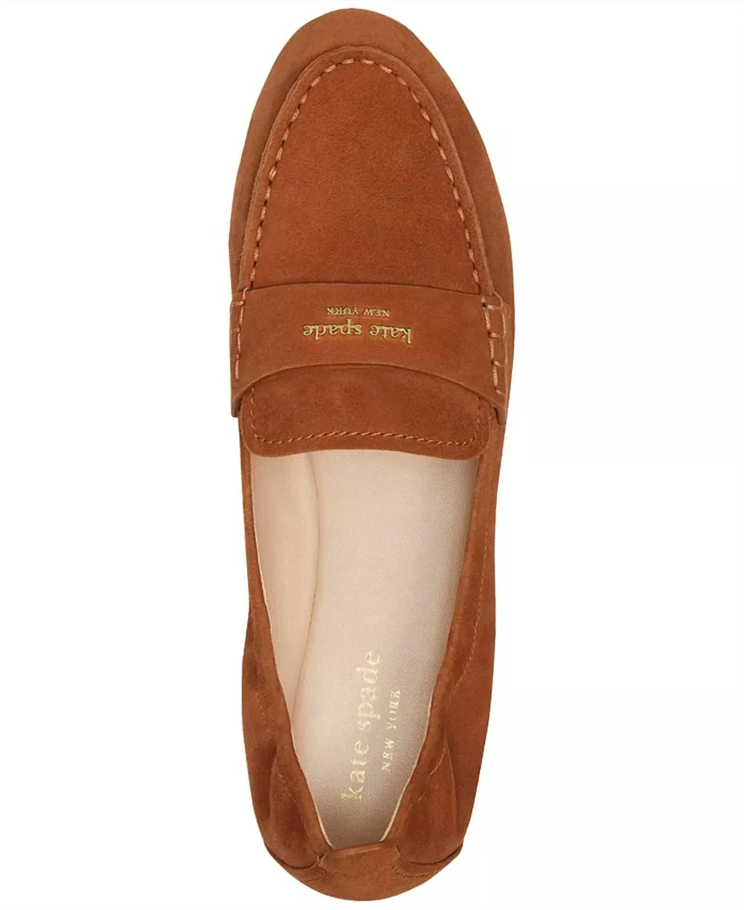 Women Eltiza Chestnut Suede Loafer In Sandalwood