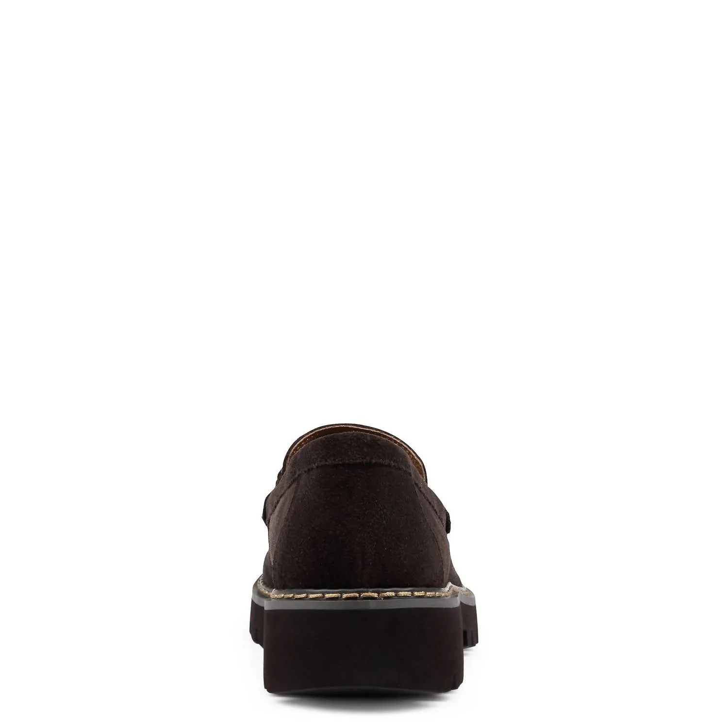 Women Heliocs Loafer In Dark Brown Suede