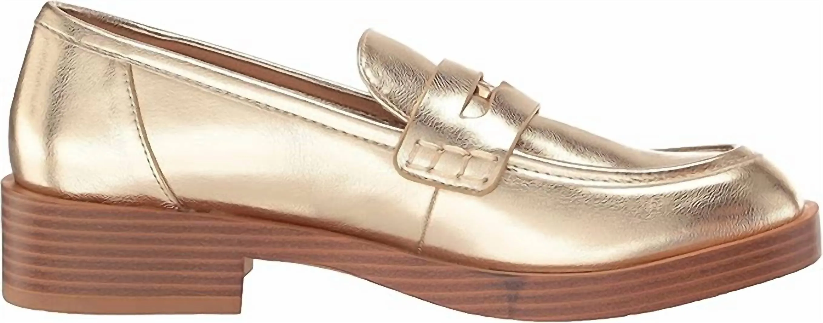 Women Porter Loafer In Gold