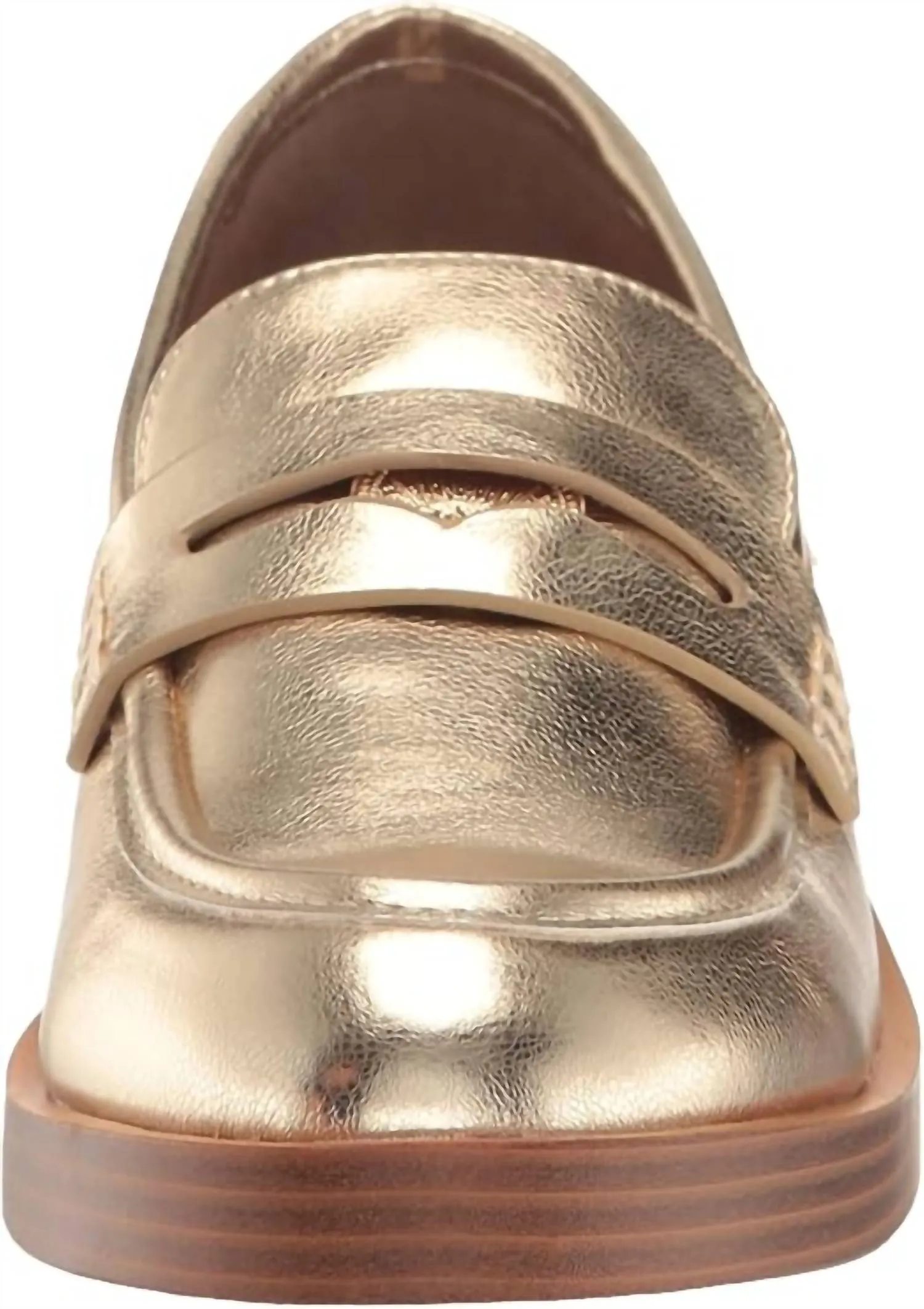 Women Porter Loafer In Gold