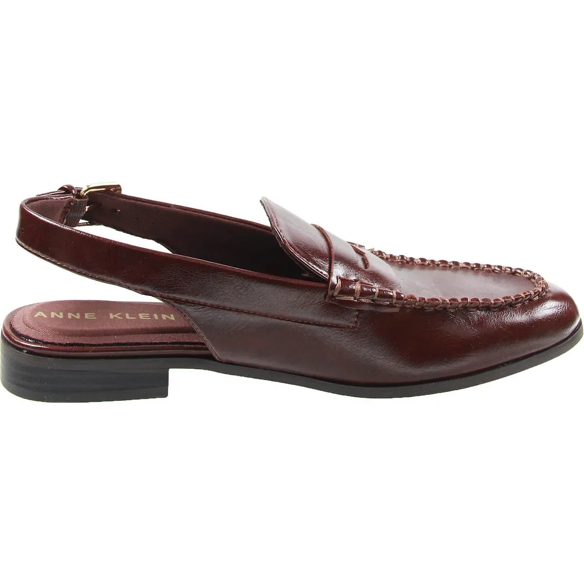Womens Adjustable Patent Loafers