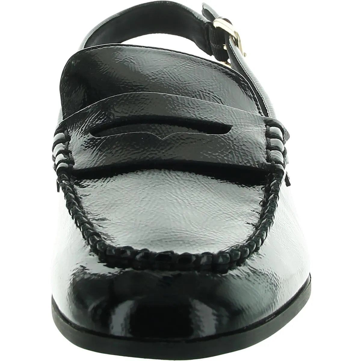 Womens Adjustable Patent Loafers