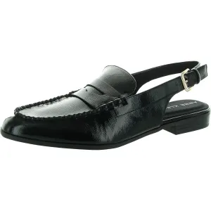 Womens Adjustable Patent Loafers
