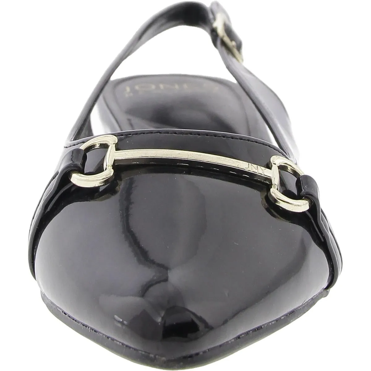 Womens Adjustable Patent Slingbacks