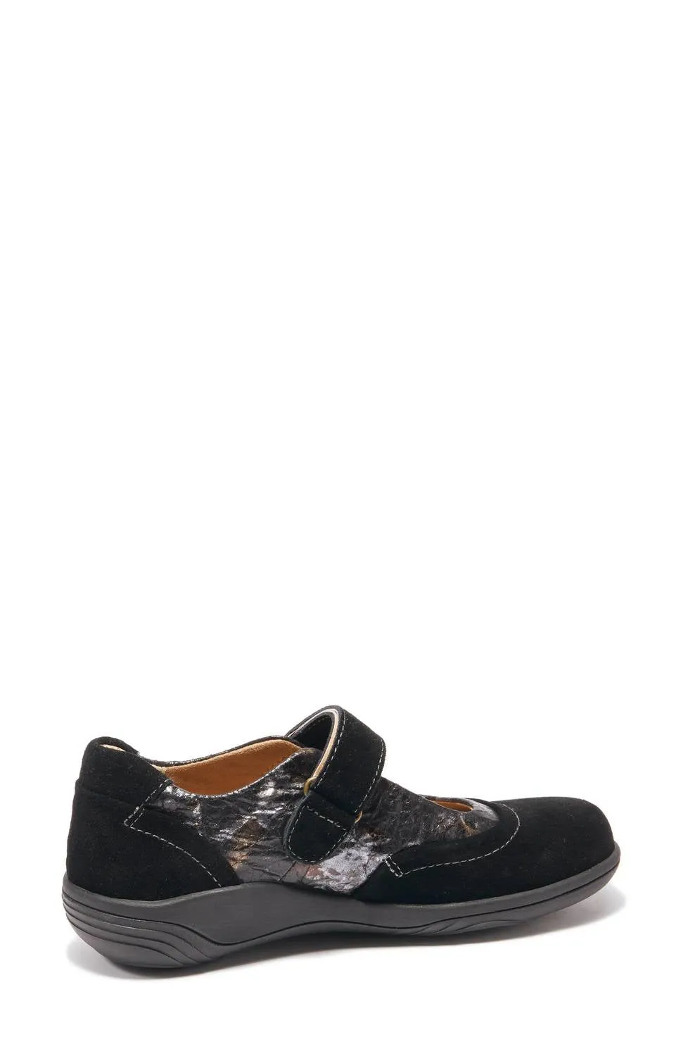 Women's Aloe Mary Jane Shoes In Black Suede