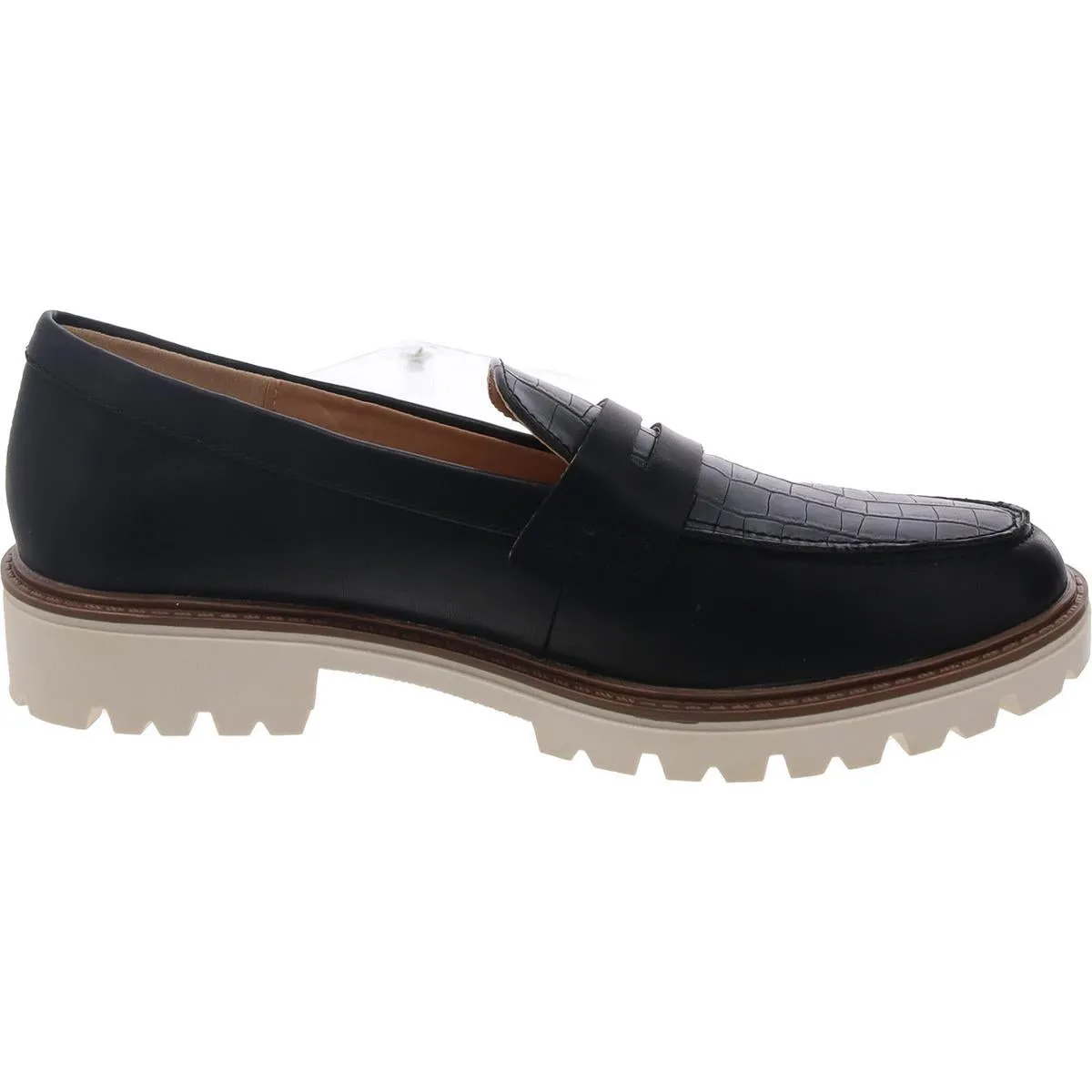 Womens Animal Print Manmade Loafers