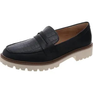 Womens Animal Print Manmade Loafers