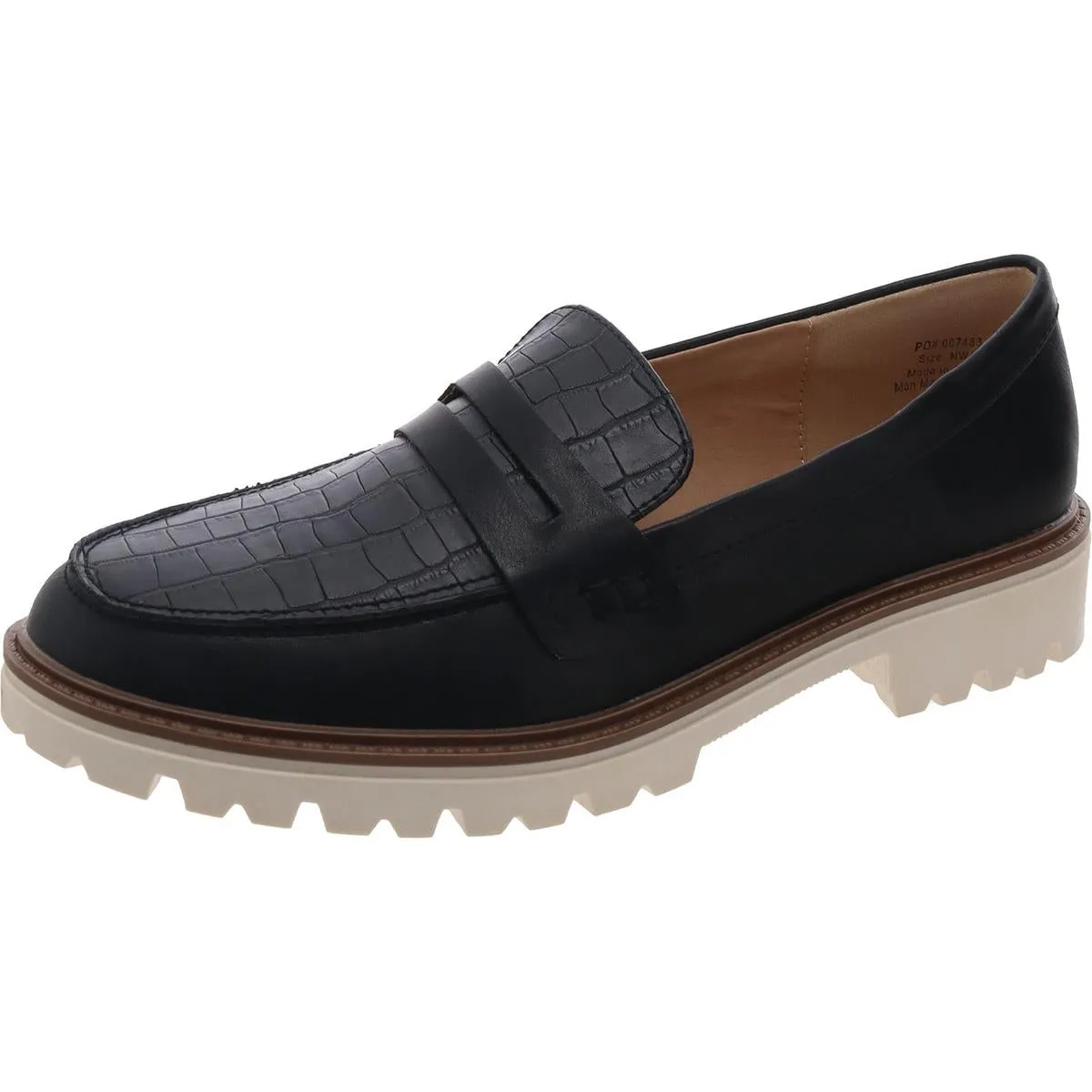 Womens Animal Print Manmade Loafers