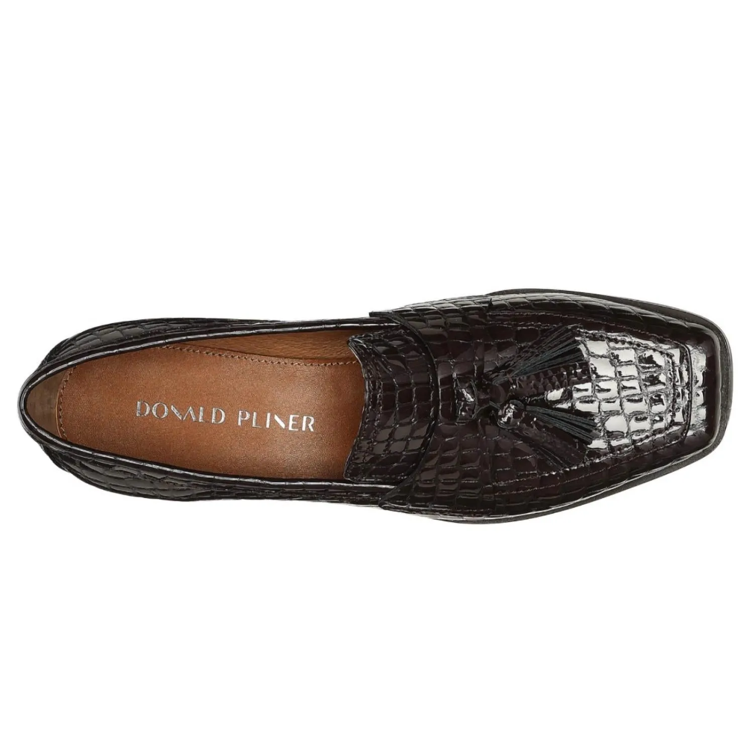 Women's Avi Loafer In Brown Croco