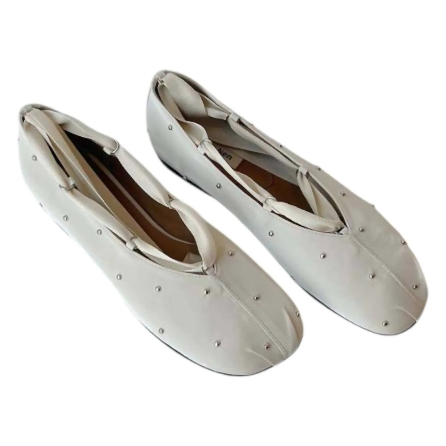 Women's Byul Ribbon Flats In Ivory