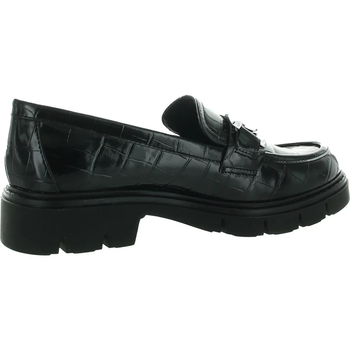 Womens Chain Manmade Loafers