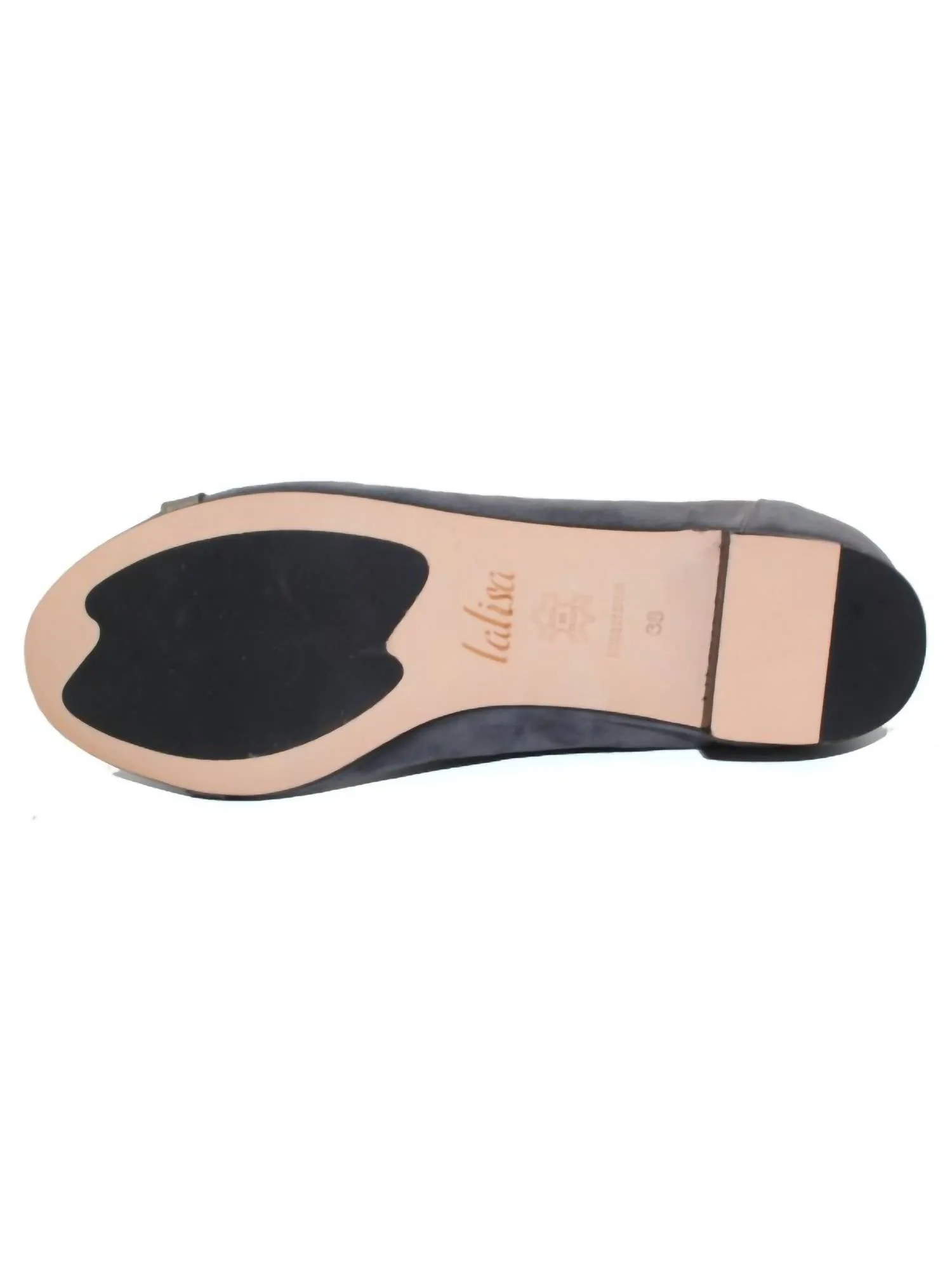 Women's Chloe Flats In Grey Suede/patent Leather/calfskin Leather