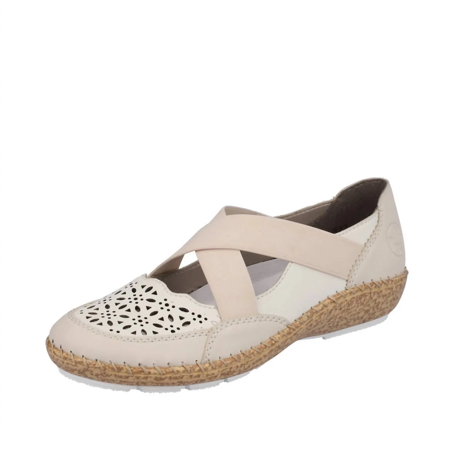 Women's Cindy 53 Flat Shoes In Perle/offwhite