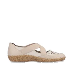 Women's Cindy 53 Flat Shoes In Perle/offwhite