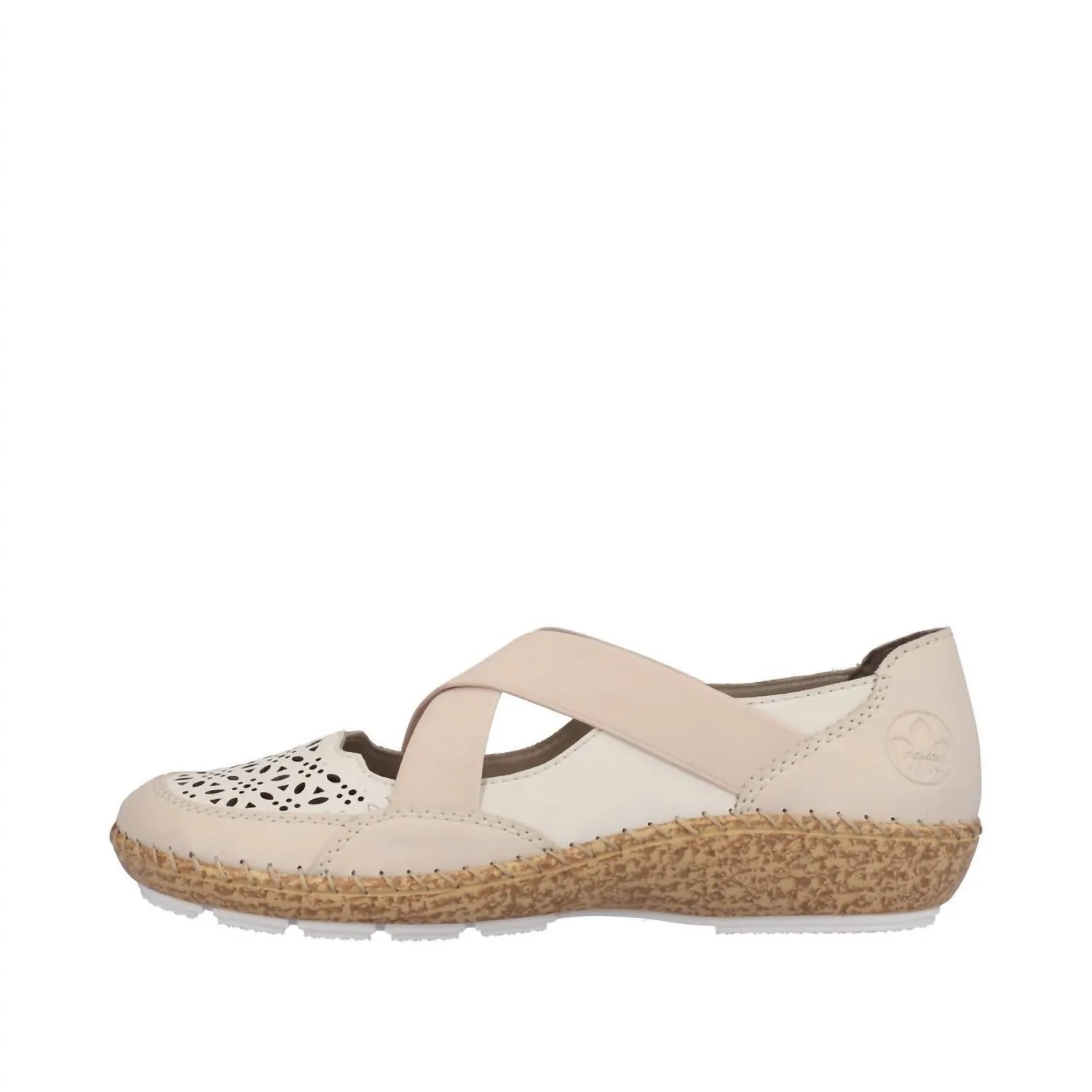 Women's Cindy 53 Flat Shoes In Perle/offwhite