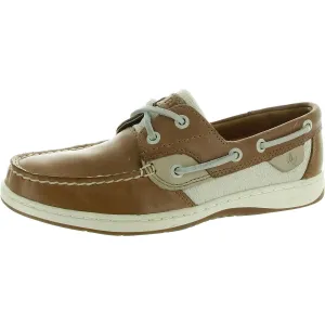 Womens Cushioned Footbed Leather Loafers