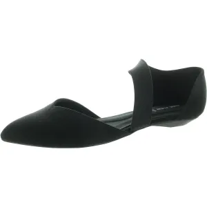 Womens Cushioned Footbed Textured Ballet Flats