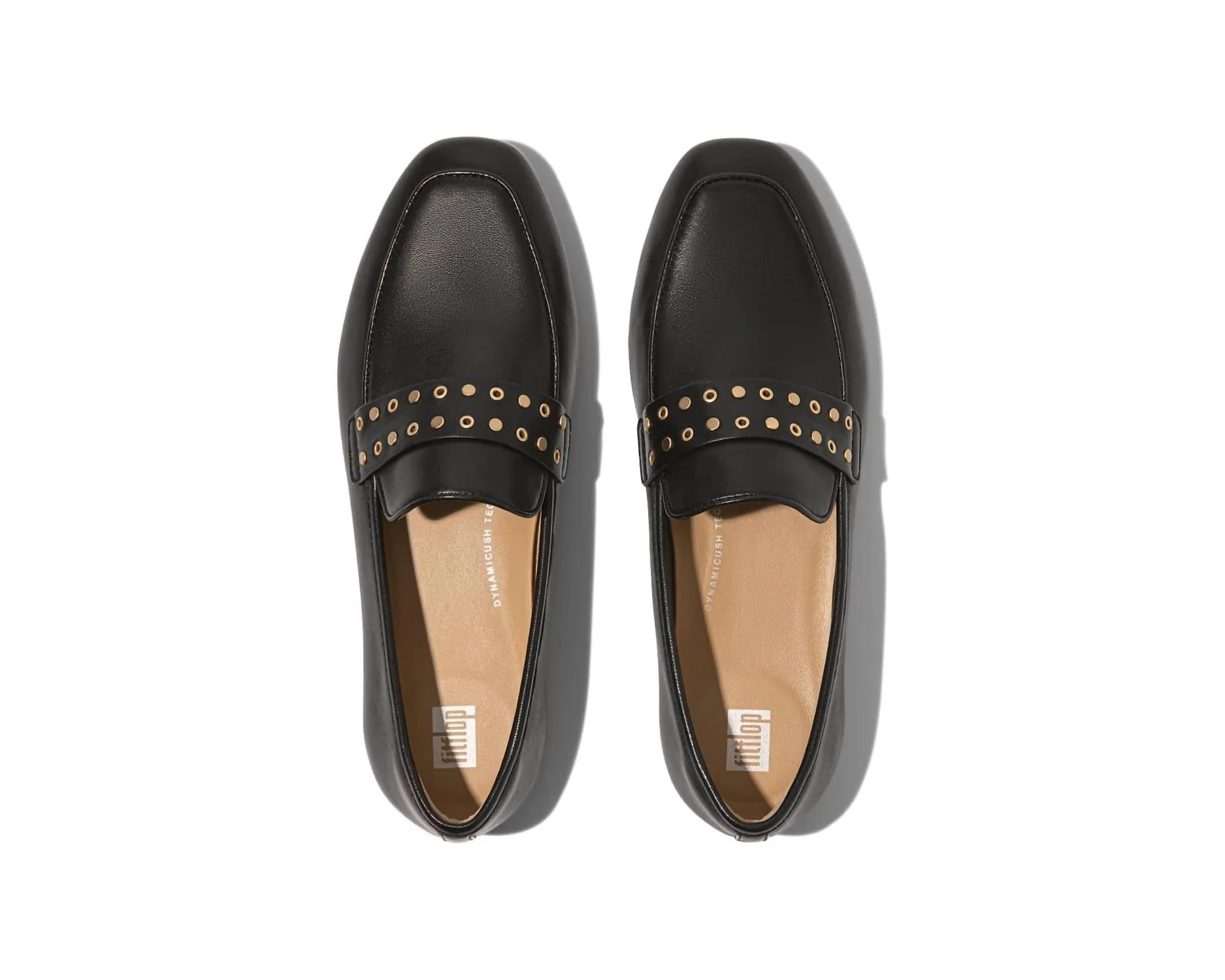 Women's Delicato Stud And Eyelet Loafer In Black