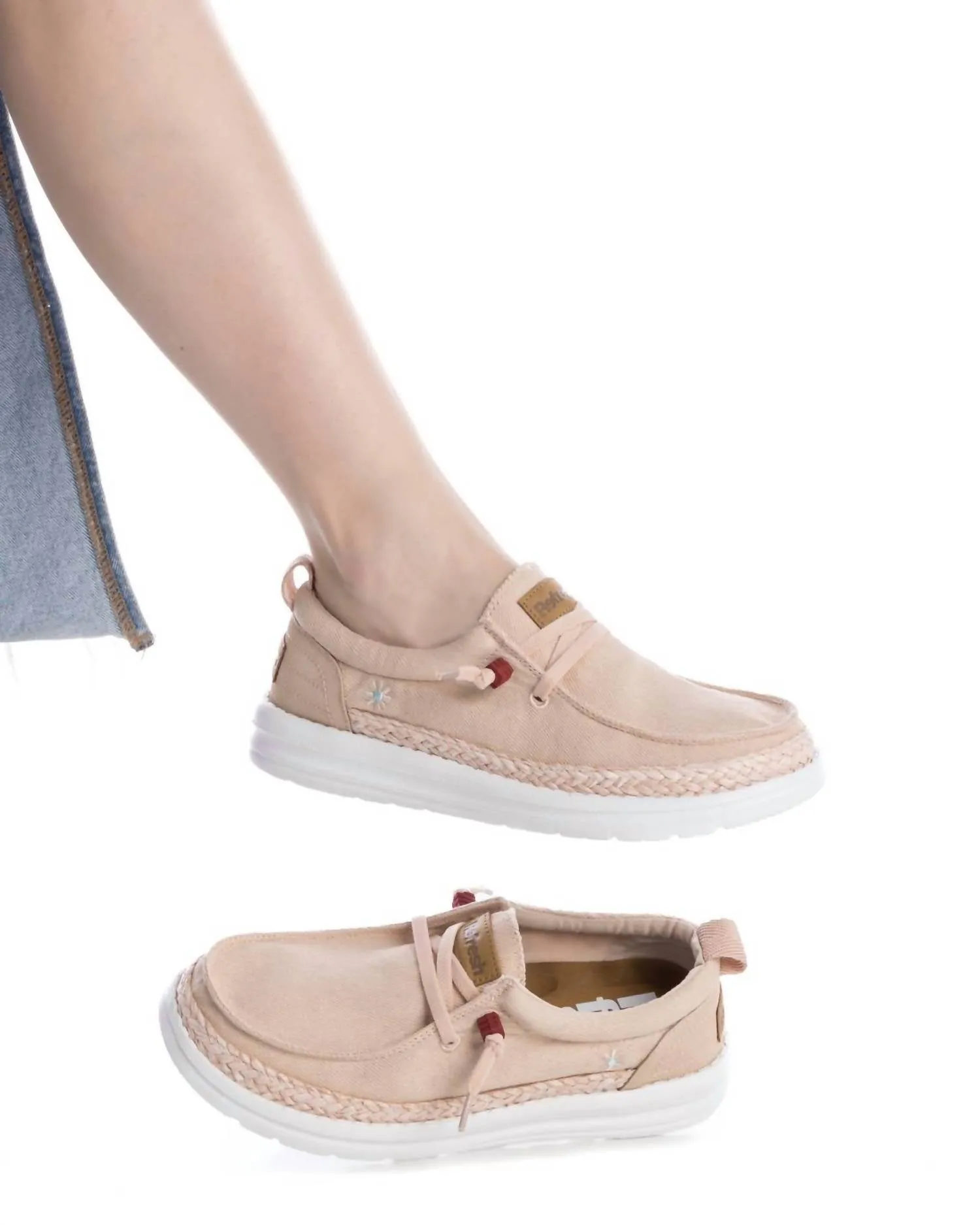 Women's Dockside Canvasl Loafers In Nude