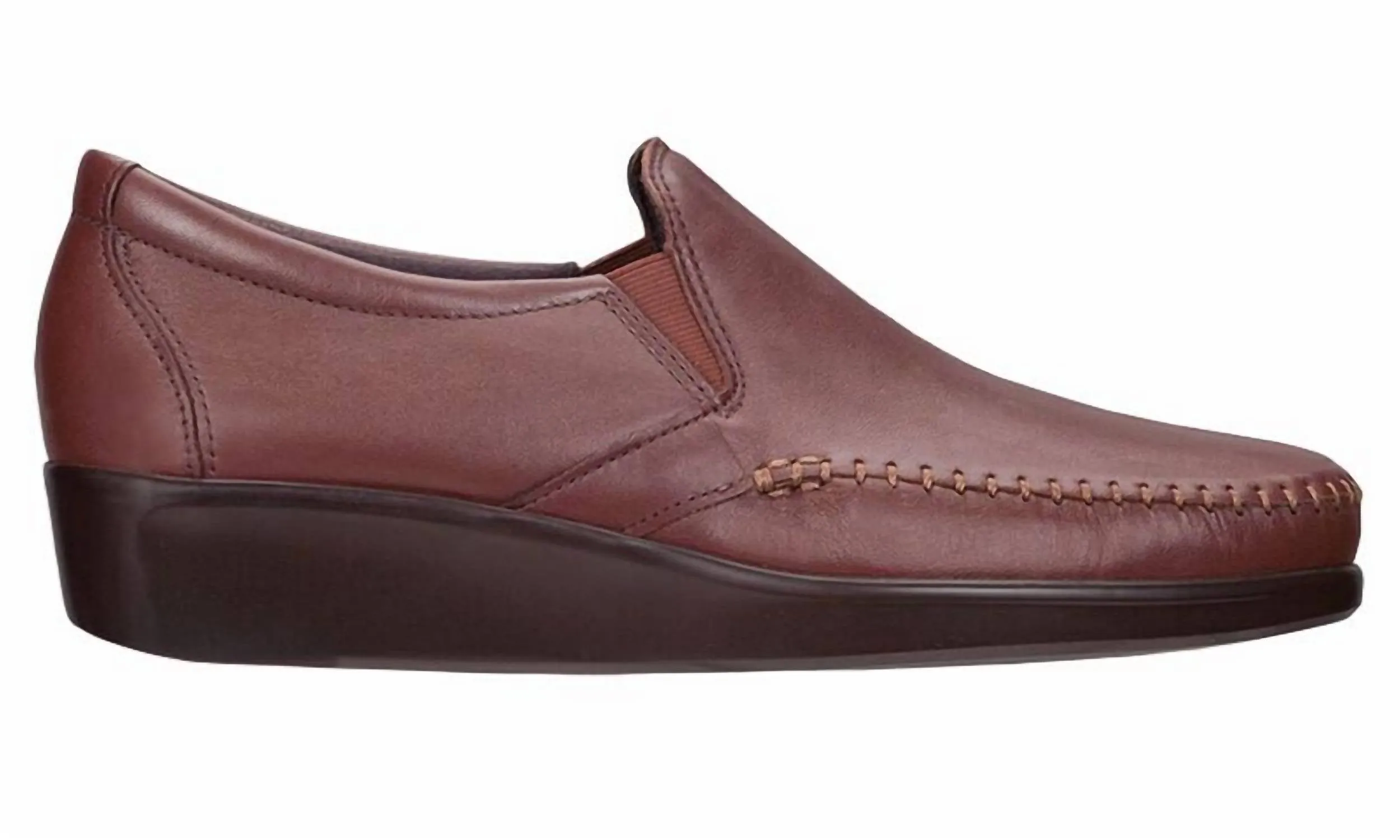 Women's Dream Slip On Loafer - Medium In Brown
