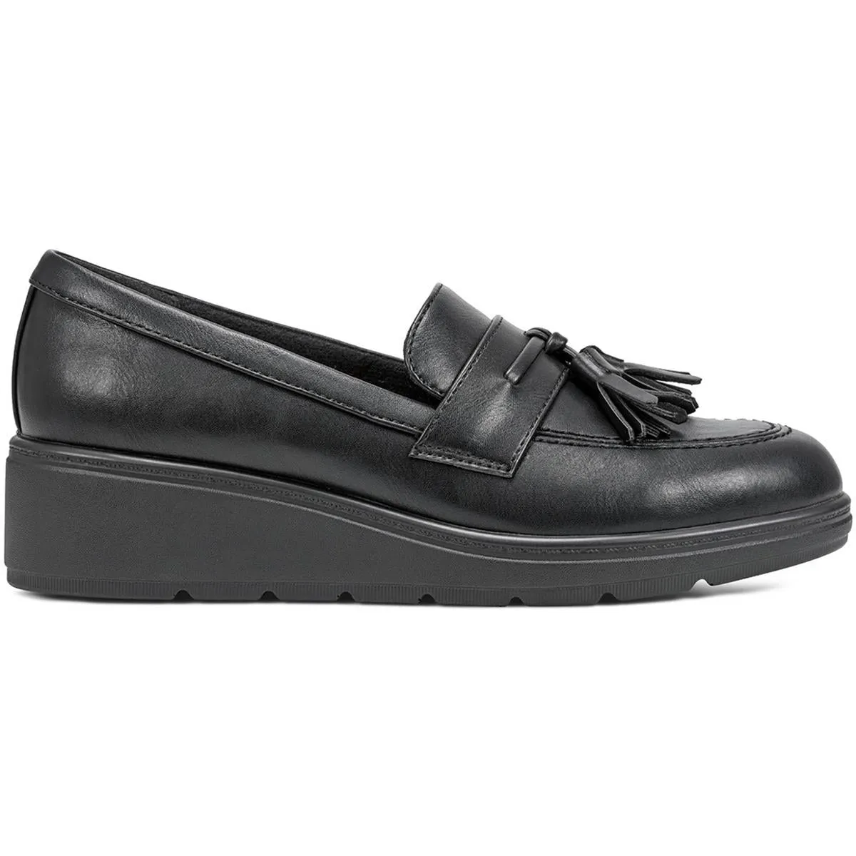 Womens Embellished Man Made Loafers