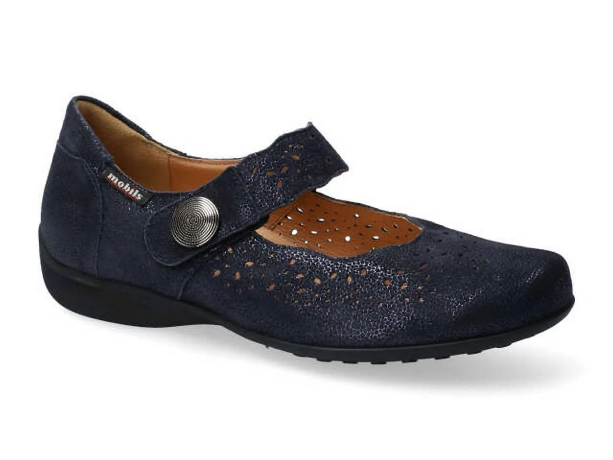 Women's Fabienne Hand Made Mary Jane In Navy Arctic
