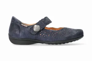 Women's Fabienne Hand Made Mary Jane In Navy Arctic