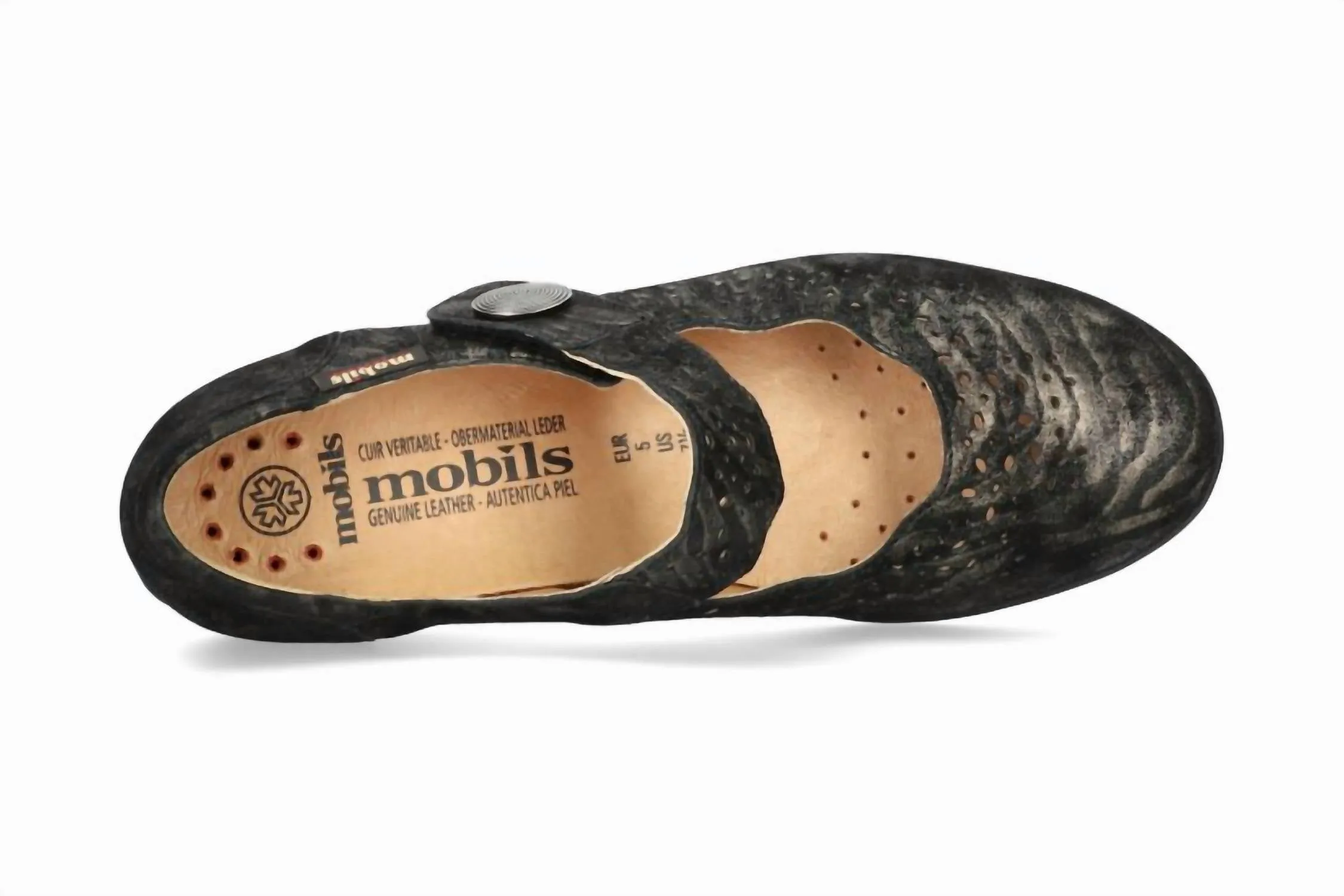 Women's Fabienne Hand Made Mary Jane Shoes In Platinum Africa