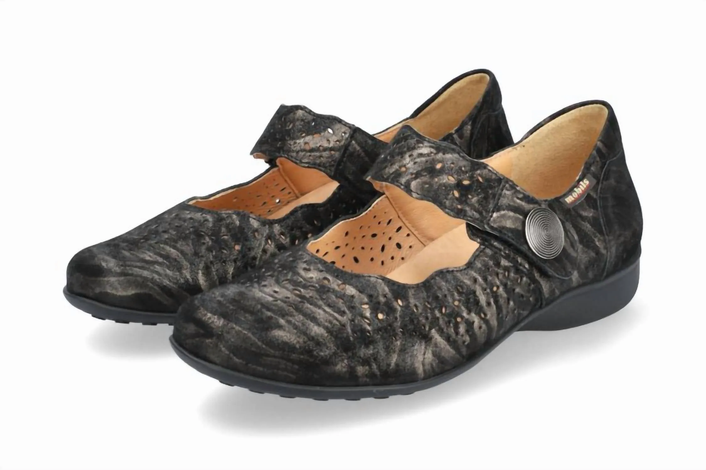 Women's Fabienne Hand Made Mary Jane Shoes In Platinum Africa