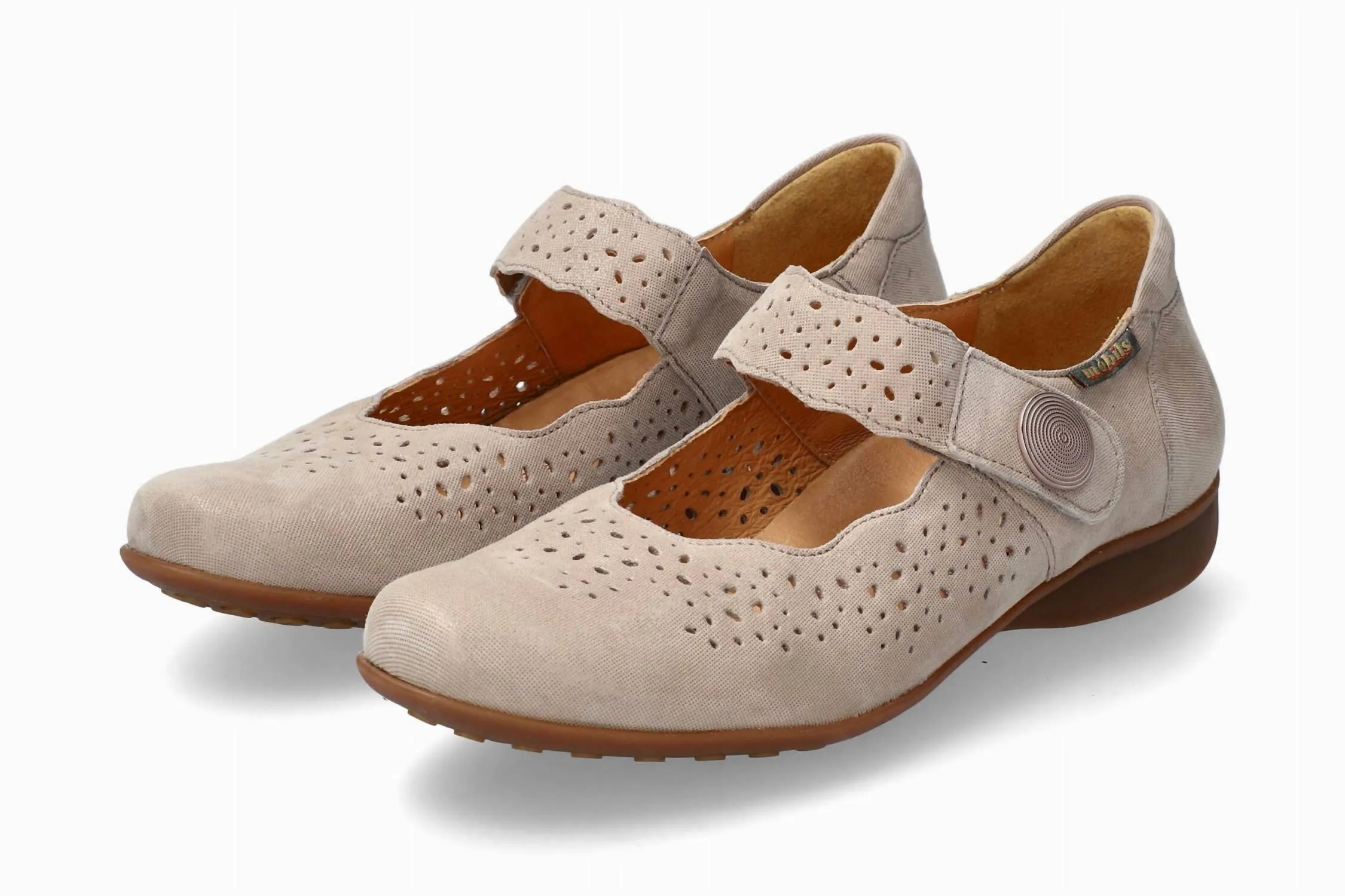 Women's Fabienne Hand Made Mary Jane Shoes In Taupe