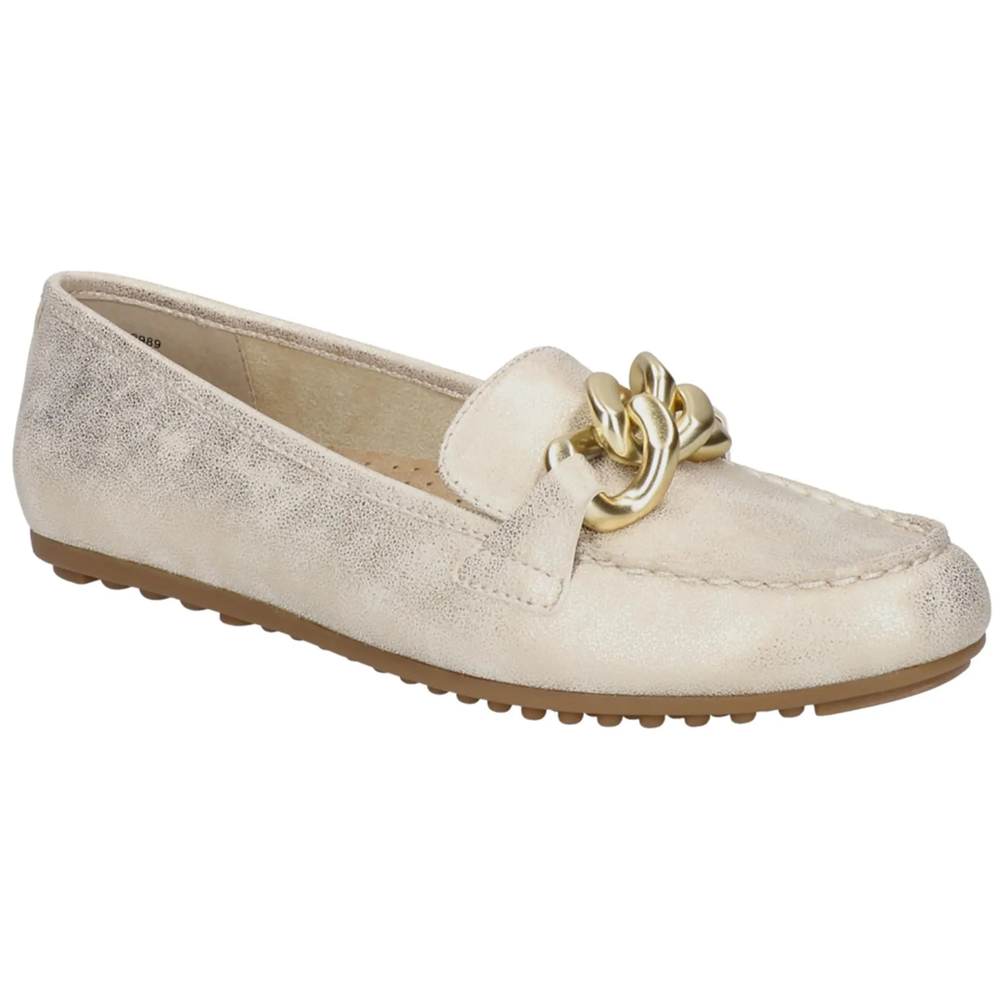 Womens Faux Suede Slip On Loafers