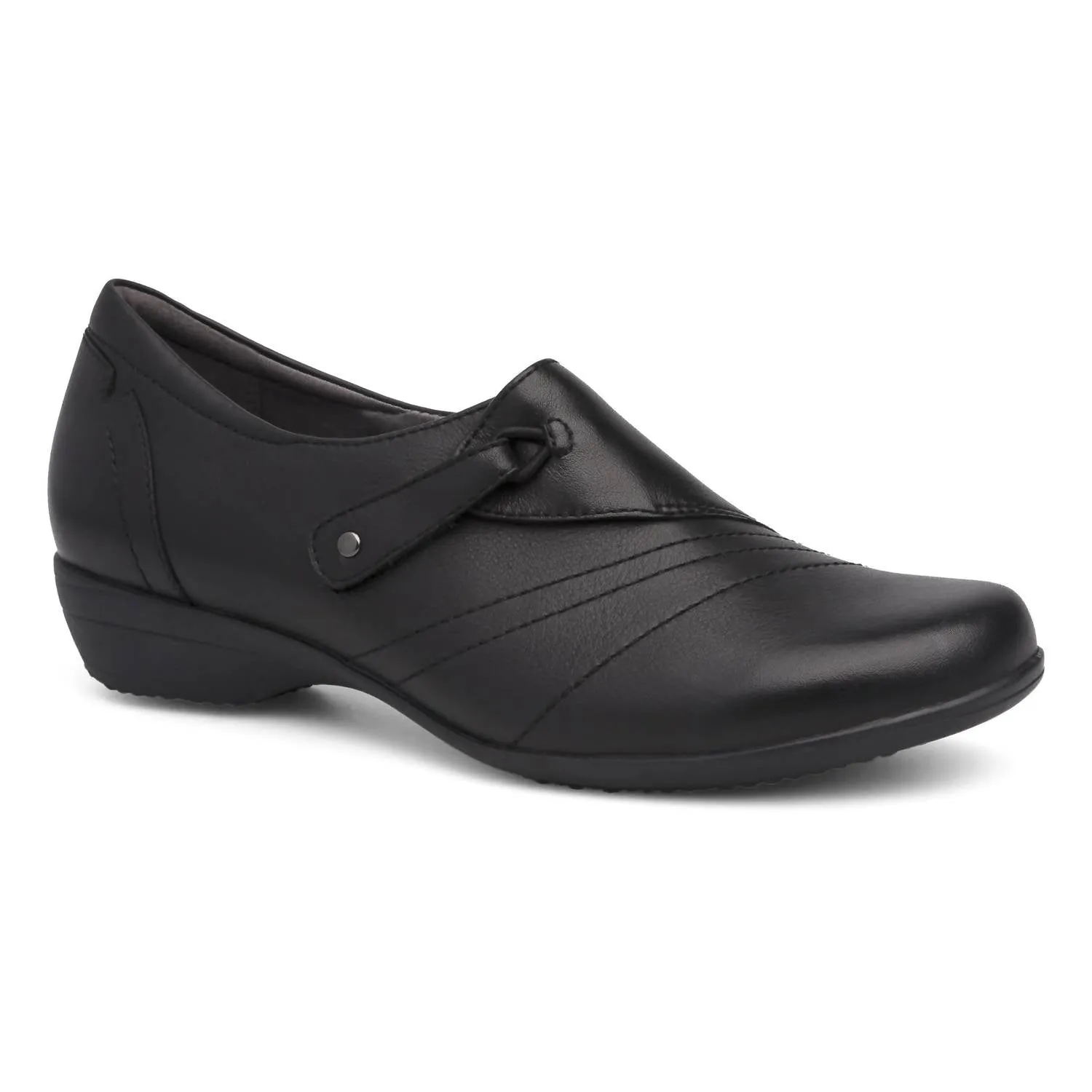 Women's Franny Slip On Shoes In Black Milled Nappa