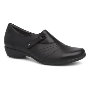 Women's Franny Slip On Shoes In Black Milled Nappa