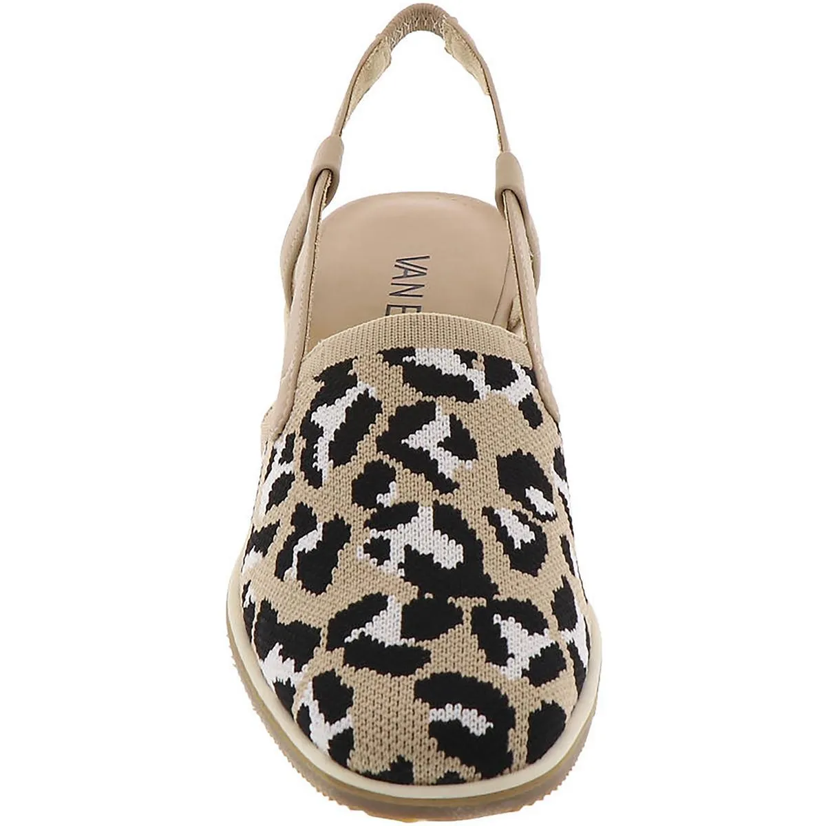 Womens Knit Slip-On Slingbacks