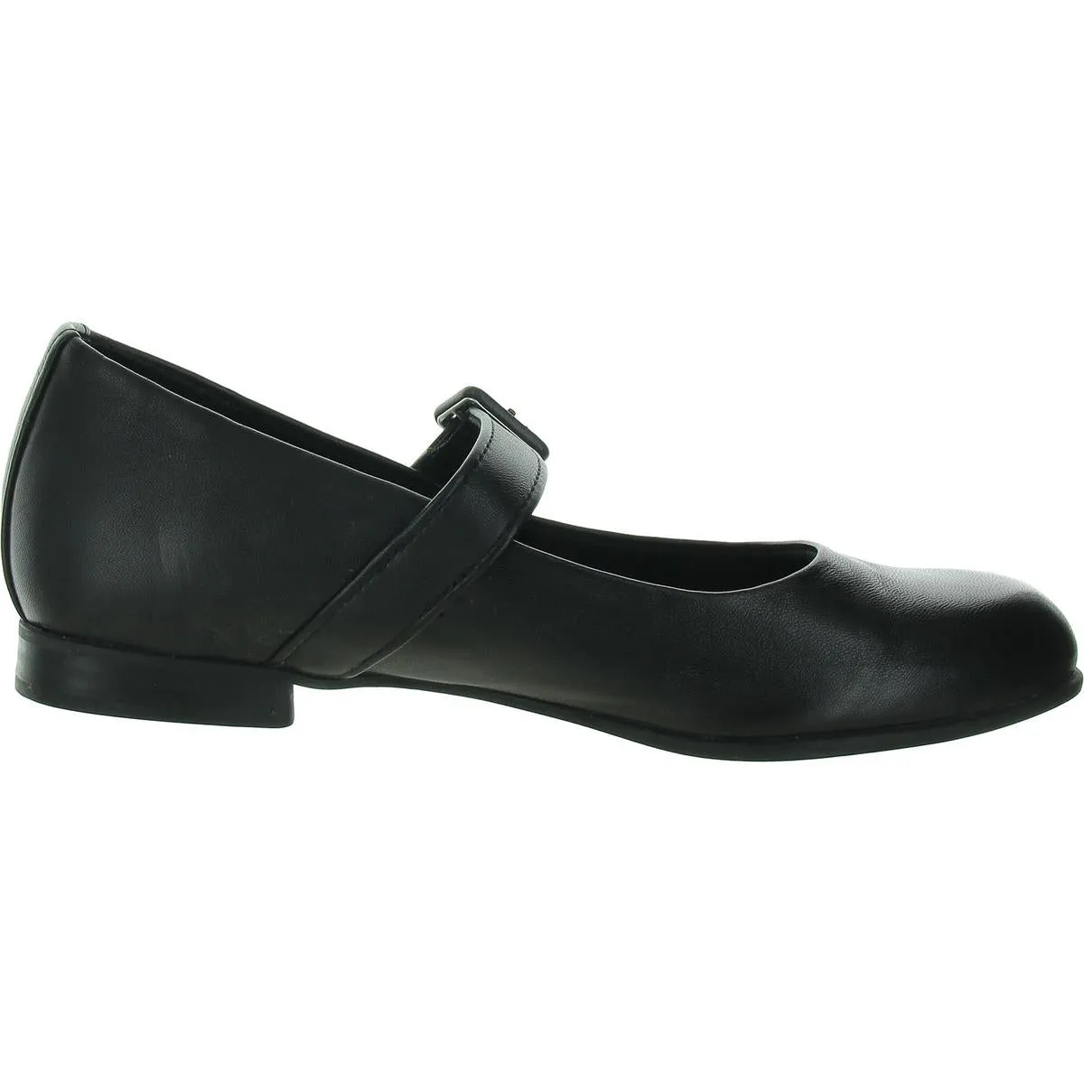 Womens Leather Round toe Ballet Flats