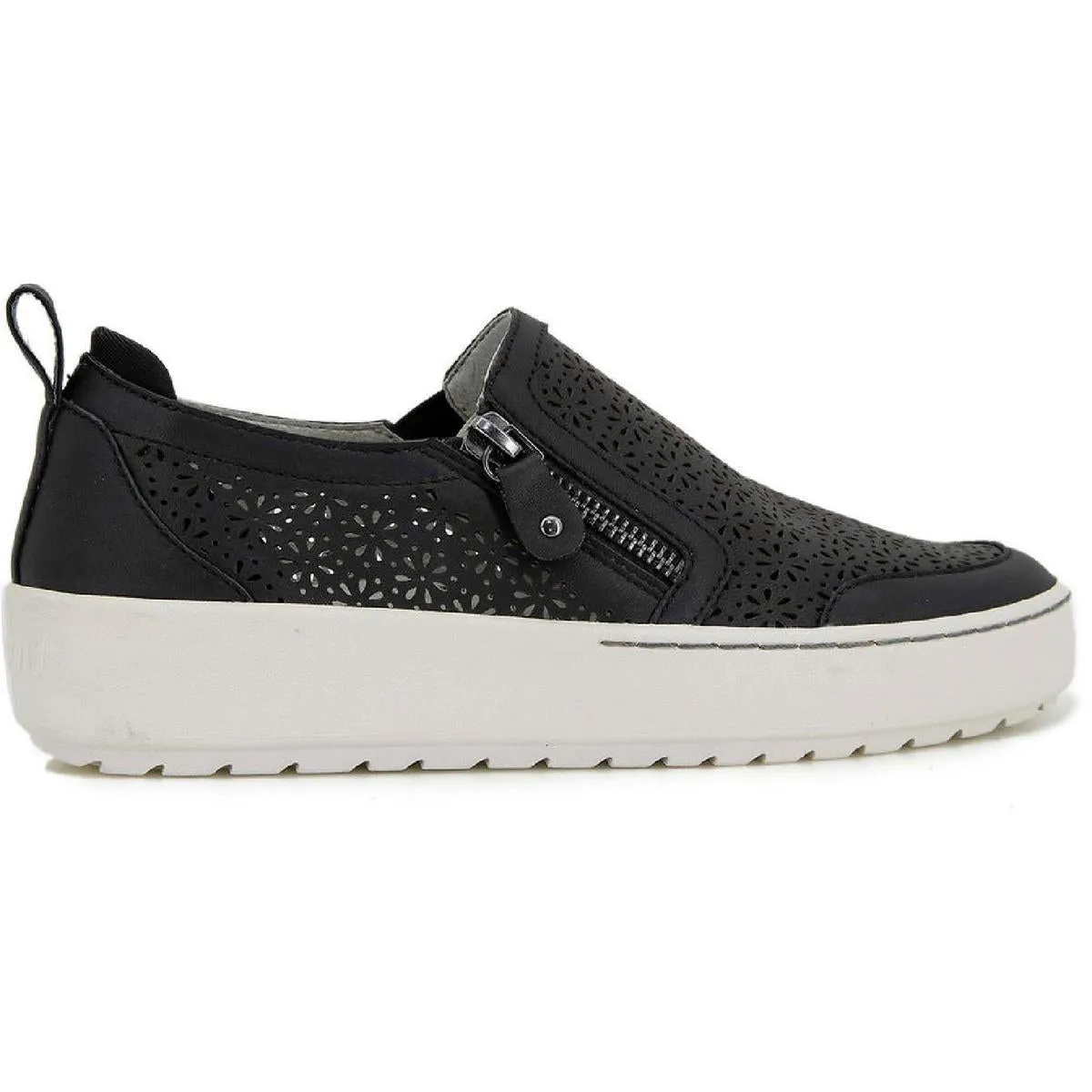 Womens Leather Slip On Loafers