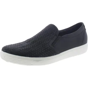 Womens Leather Slip On Loafers