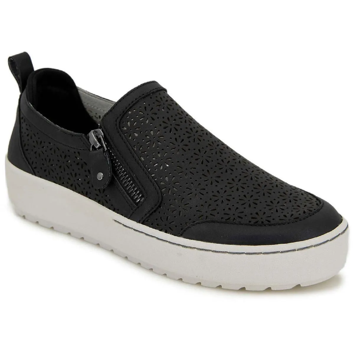 Womens Leather Slip On Loafers