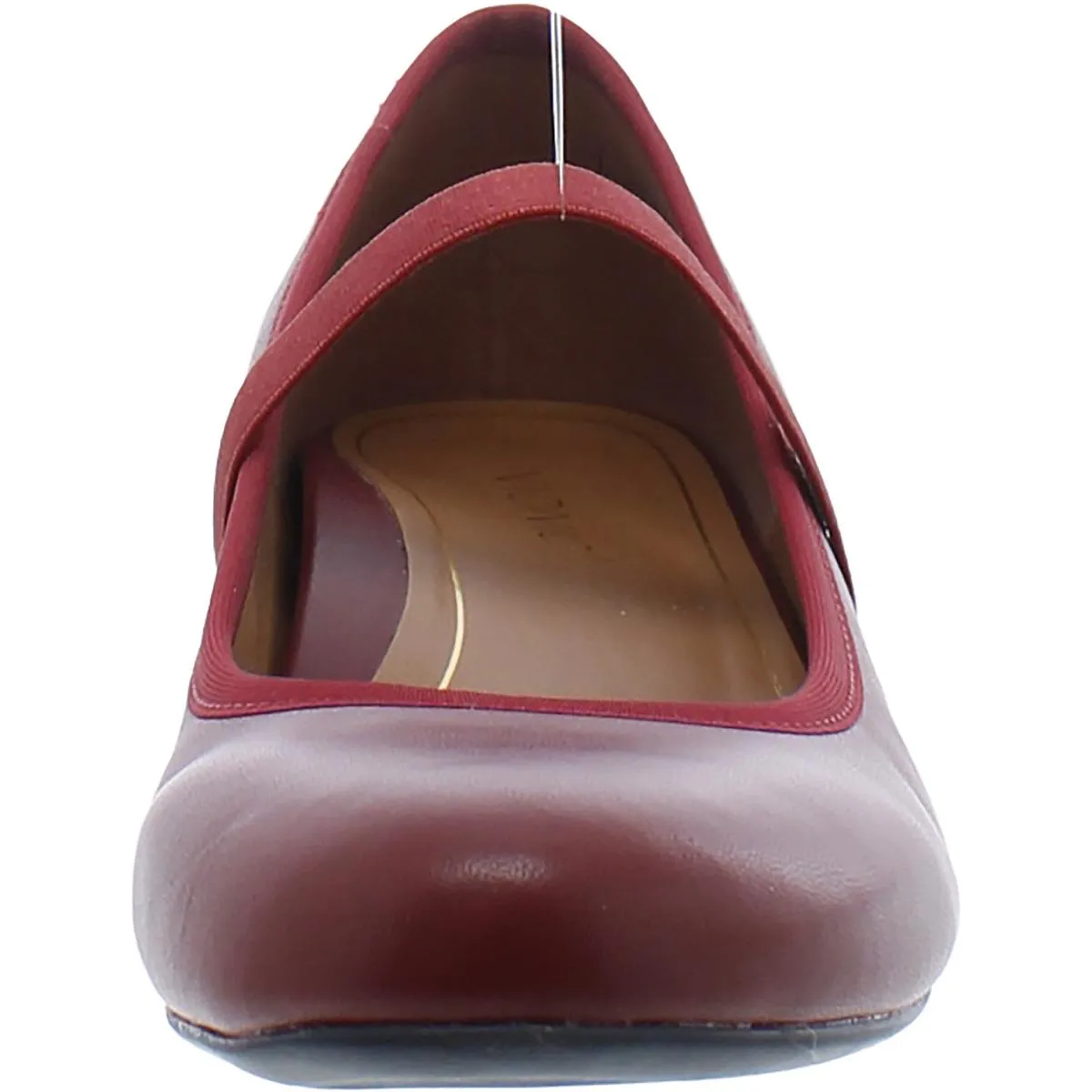 Womens Leather Slip On Mary Janes