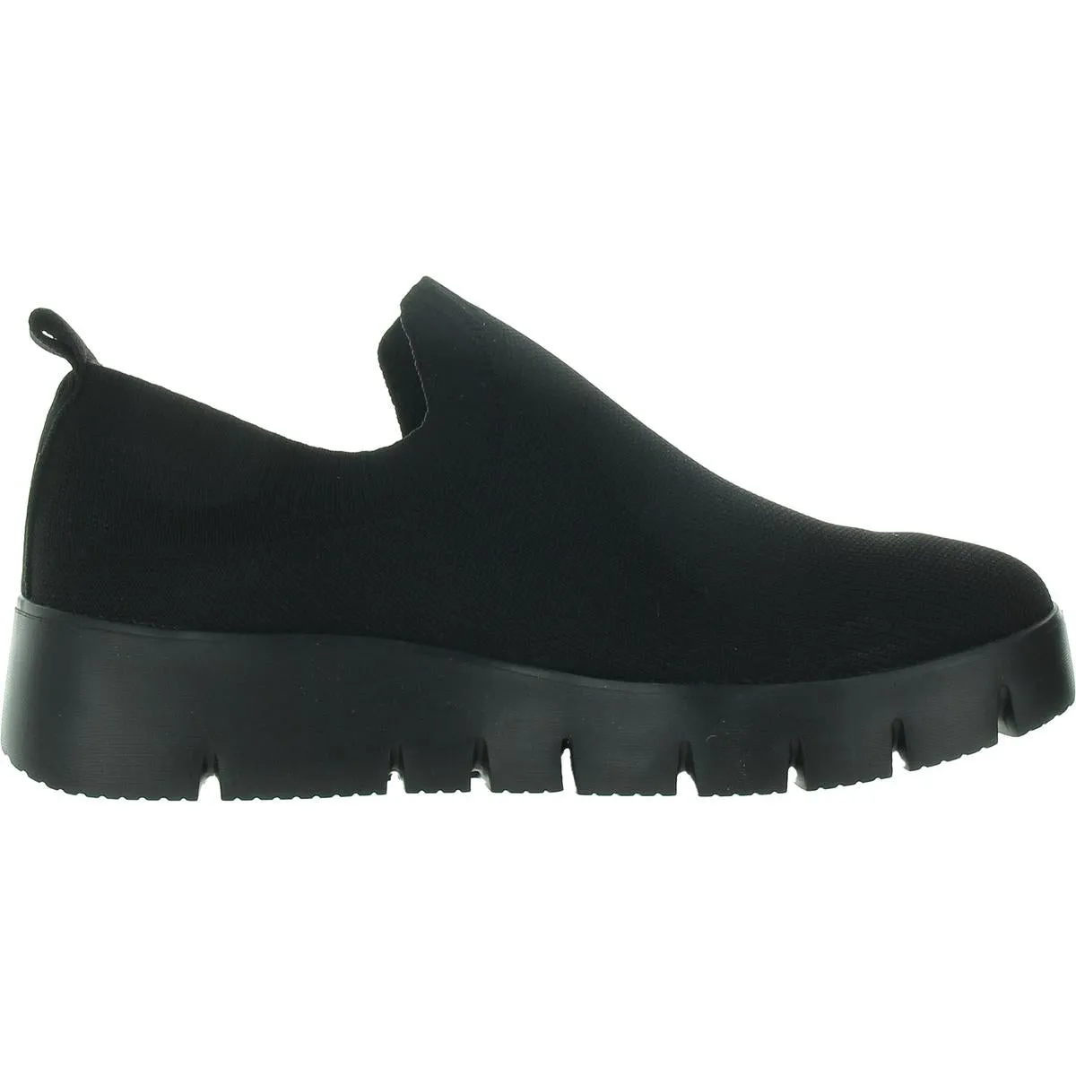 Womens Lugged Sole Knit Loafers