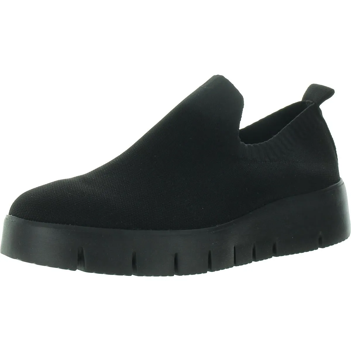 Womens Lugged Sole Knit Loafers