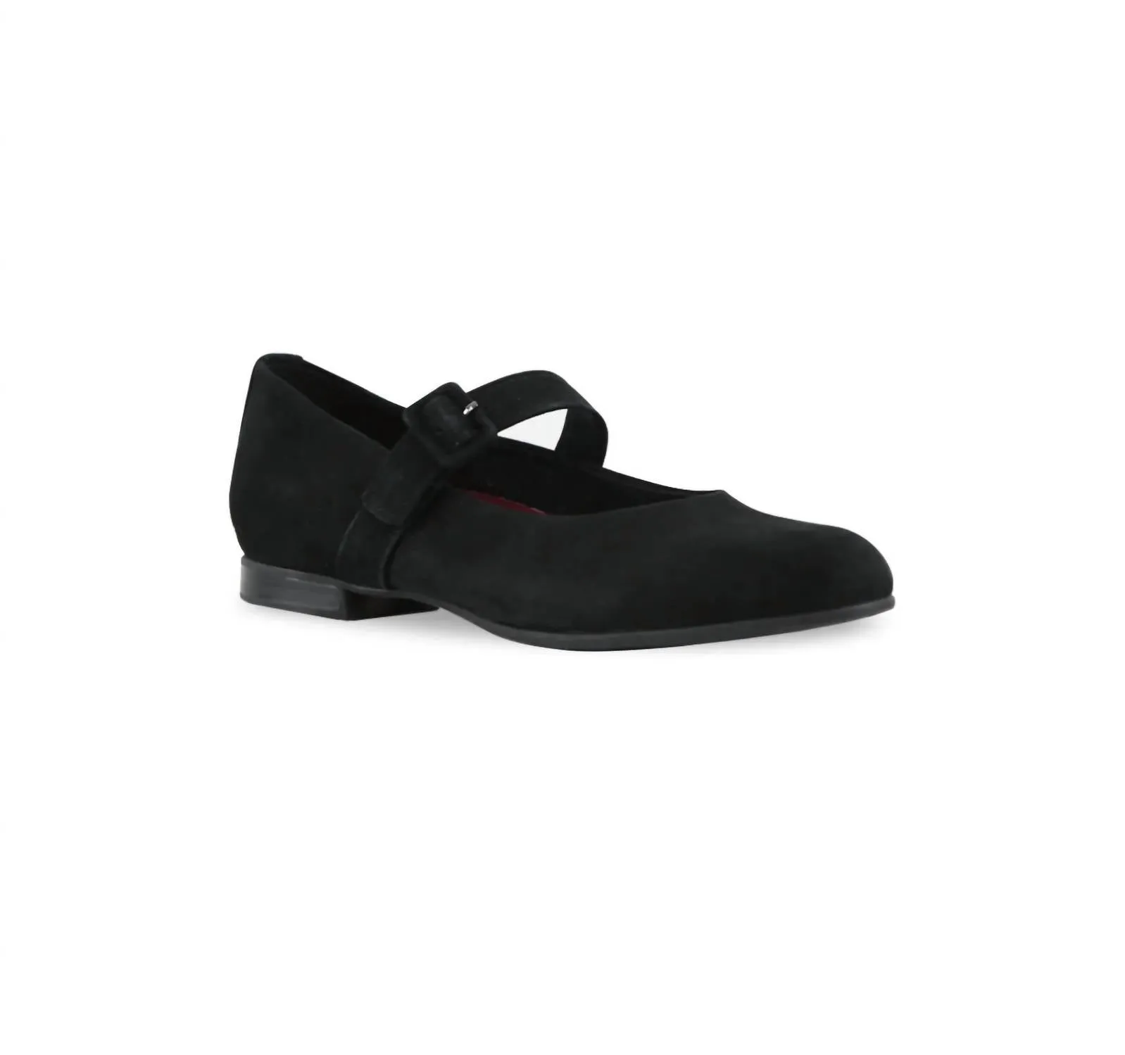 Women's Mary Jane Shoes In Black Suede