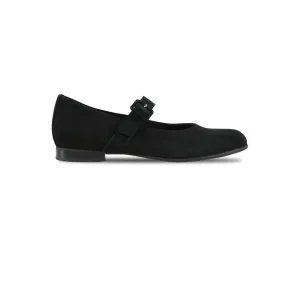 Women's Mary Jane Shoes In Black Suede