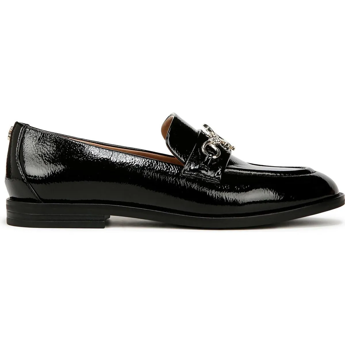Womens Metallic Patent Loafers