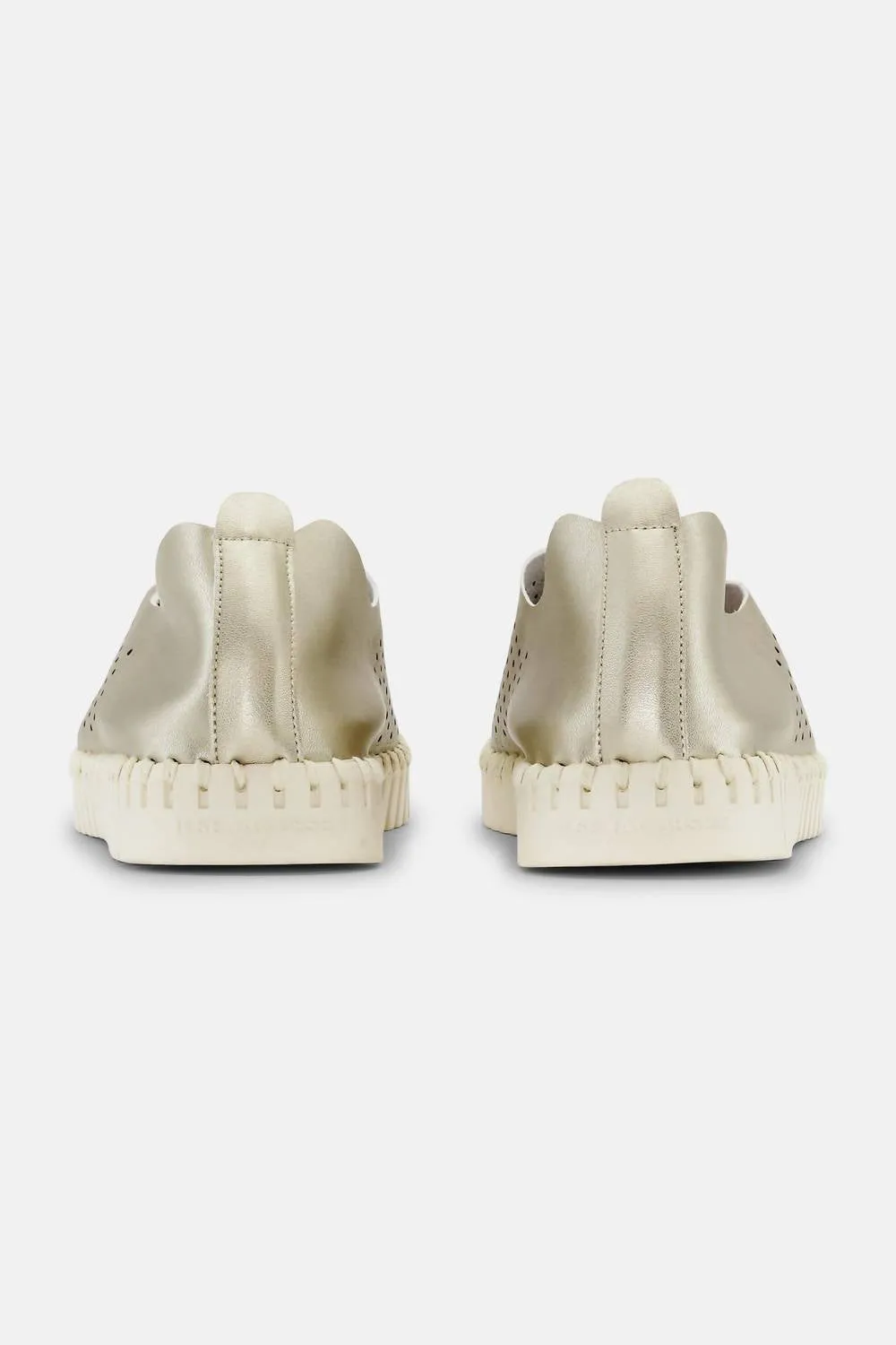 Women's Metallic Tulip Slip-On In Platin