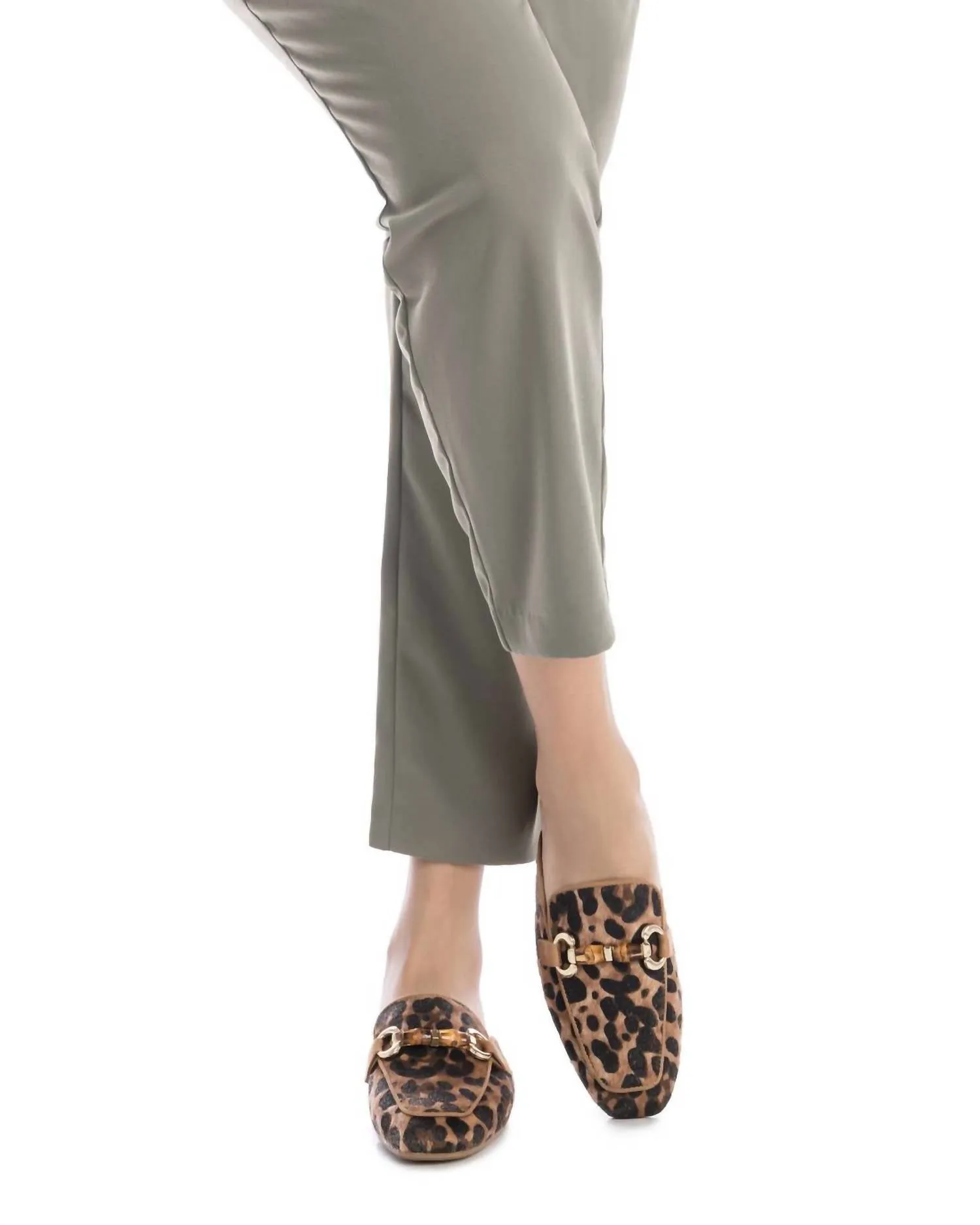 Women's Mocasines Sandals In Camel