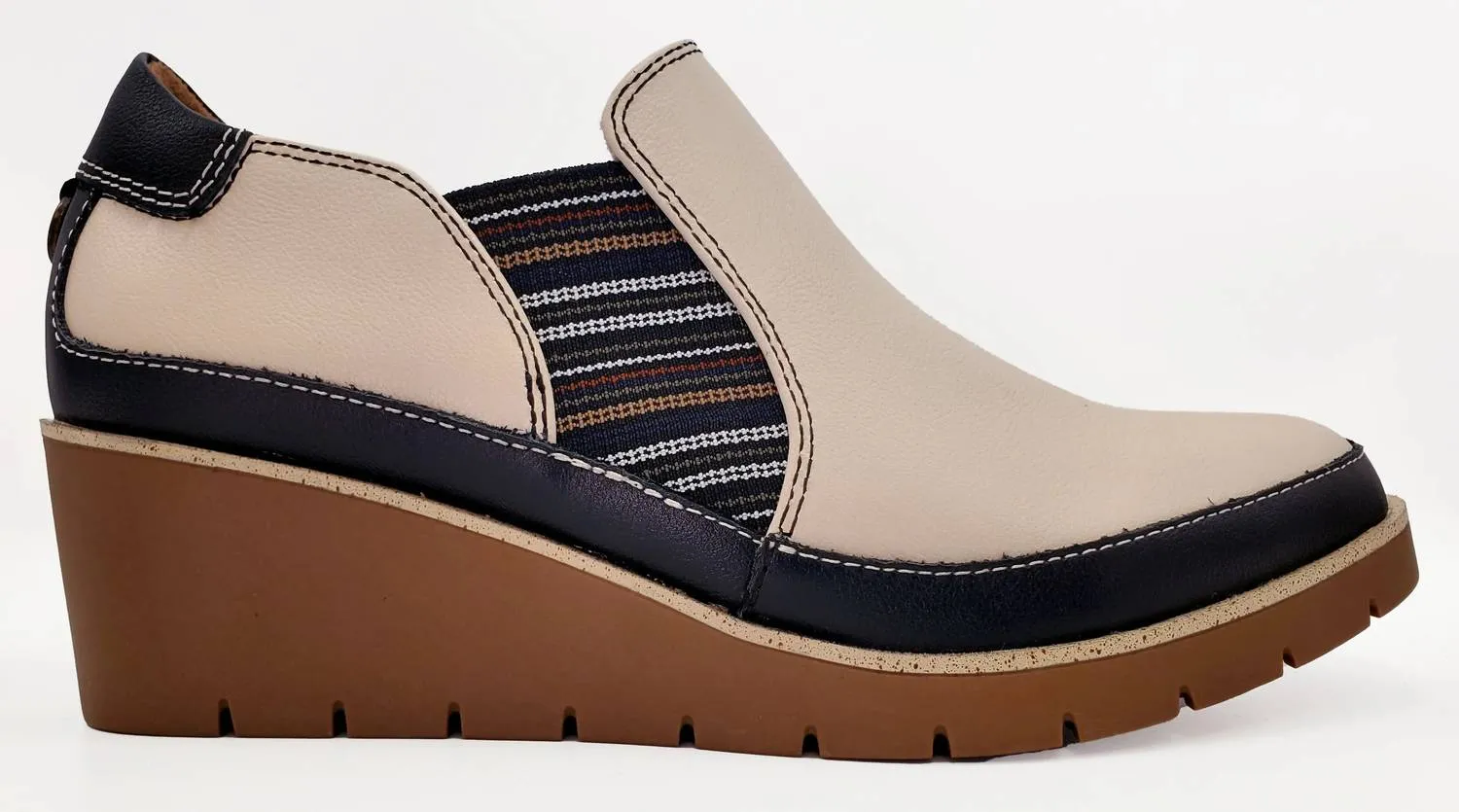 Women's Mykonos Wedge Loafer In Pebble