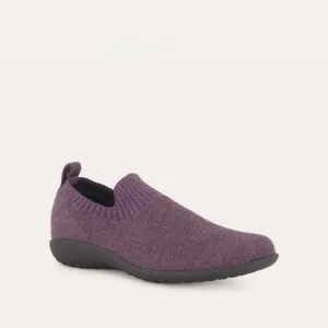 Women's Nuku Slip On Shoes - Medium In Peacock/purple Knit