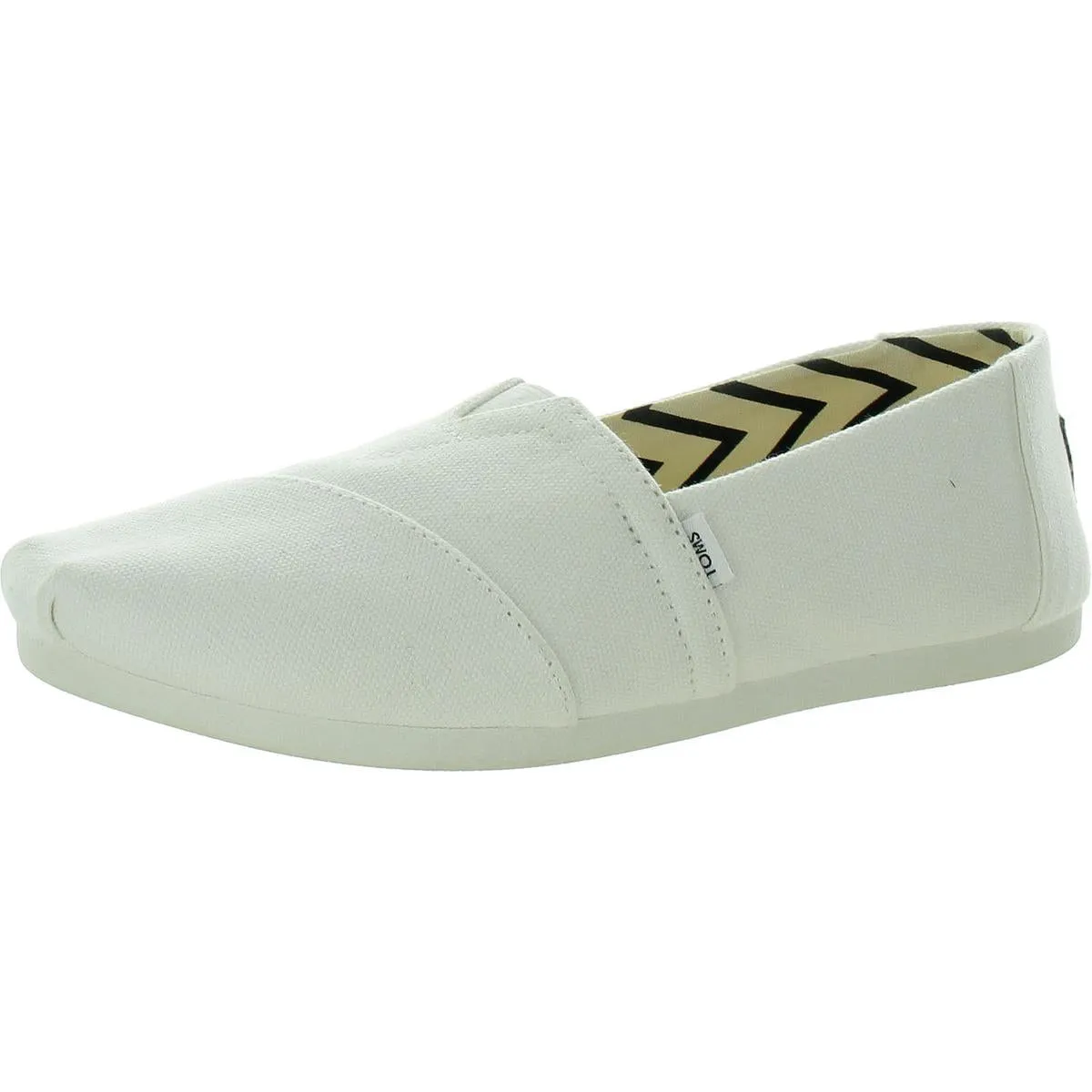 Womens Padded Insole Canvas Loafers